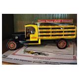 Yellow Kenworth Coca Cola Bottle delivery truck  