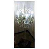 Antique Epergne Crystal Lamp - Very Few Ever Made - Absolutely Gorgeous! It will fit right in with S