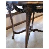 Antique Ornate Carved ParlorTable 