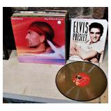 Vinyl Record Albums and Elvis Book 