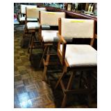 Tall Swivel Cushion Chairs 