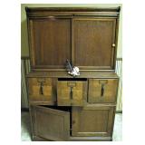 Globe Antique File Cabinet 