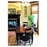 Gorgeous Wood Table with 6 Chairs 