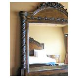 Signature Design by Ashley® North Shore Dresser and Mirror Faux Marble Top