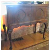 Antique Buffet Cabinet Table 