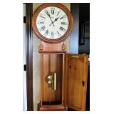 Sligh Tall Wood Floor Clock 