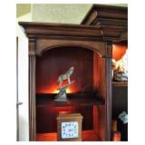Dillards Entertainment Center Lighted Shelf Cabinets 