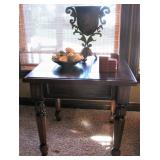 Wood Side Table 
