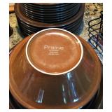 Interiors Prarie Tan Brown Dish set 