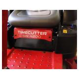 Toro TimeCutter SW4200 Zero Turn Tractor comes equipped with a intuitive steering wheel, so you can 