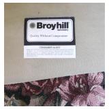 Broyhill Upholstered Chair with Ottoman  
