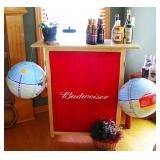 Budweiser Pop Up Wood Counter to use for your own event 