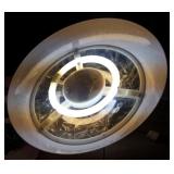 Budweiser Round 24" Hanging Lamp W/Bottles On Ice Rare 