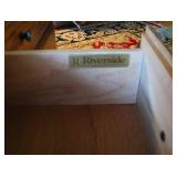 Riverside - Solid Wood Coffee Table with Drawers 