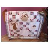 Beautifully Made Childs Bunny Quilt 