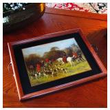 Equestrian Fox Hunt Tray 