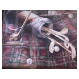 Antique Golf Clubs Print Barbara Shipman 