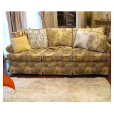 Century Watercolor Print Sofa - Very Nice - Cushions are like New!