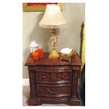 Burlwood Side Table