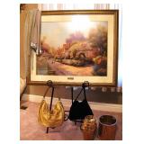 Thomas Kincaid Framed on Large Easel sold Separately