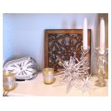 Gorgeous Sparkle Crystal and Glass Decoration Items - Dali Watch Melting Clock