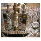 Crystal and Mirrored Vanity Sets