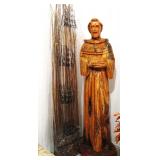 6ft Life Size St. Joseph Hand Carved Statue - Impressive!