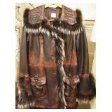 Di Bello made in Italy Leather - Fur Jacket Coat