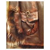 Di Bello made in Italy Leather - Fur Jacket Coat