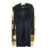 Long Sweater with Mongolian Lamb Fur