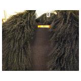 Long Sweater with Mongolian Lamb Fur