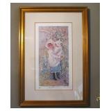 Signed "My Little Sister" Framed