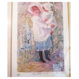 Signed "My Little Sister" Framed
