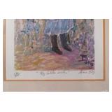 Signed "My Little Sister" Framed