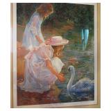 Signed "A New Friend" Framed