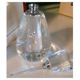 Crystal Perfume Bottle with Crystals