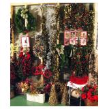 Wreaths and other Hanging Holiday Decorations