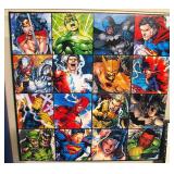 DC Justice League Collage Square Canvas