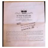 Vintage Emperor Grandmother 8 Day Clock