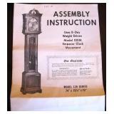 Vintage Emperor Grandmother 8 Day Clock