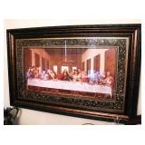 Davinci Reproduction Last Supper Print in Beautiful Ornate Frame