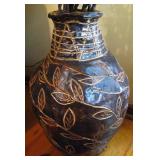 Very Unique Signed LG Pottery Vase