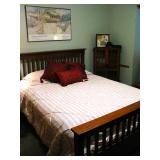 Oak Mission Queen Bed