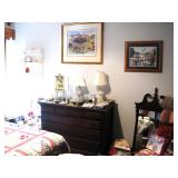 6 Drawer Solid Mahogany Wood Chest