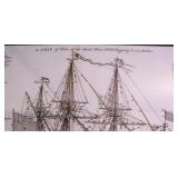 A Ship of War, of The Third Rate, with Rigging