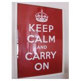 Framed Keep Calm and Carry On