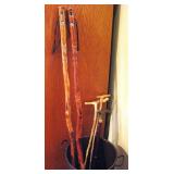 Walking Sticks with Compass and Walking Canes