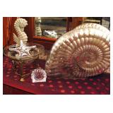 Large Mercury Glass Shell