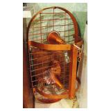 Copper Plated Hanging Pot Light Fixture - Ready to hang