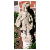 Full Size Concrete Garden Girl Statue